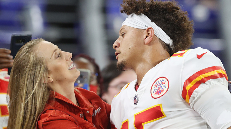 Brittany Matthews and Patrick Mahomes