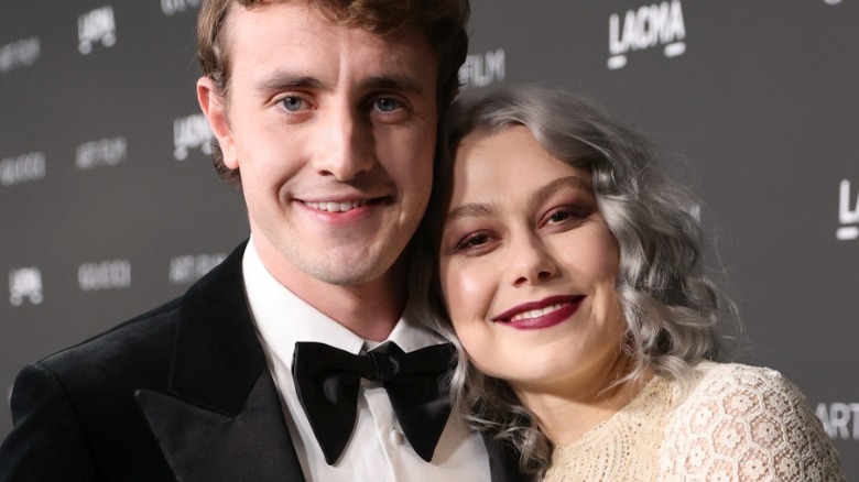 Paul Mescal smiling with Phoebe Bridgers