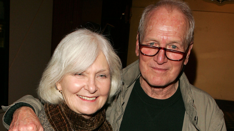Paul Newman and Joanne Woodward at NYC event