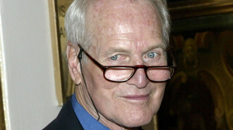 Paul Newman at a benefit at the Plaza Hotel in New York City