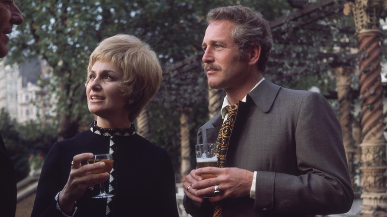 Newman and Woodward in London in 1969