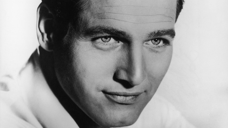 Paul Newman early publicity still, black and white