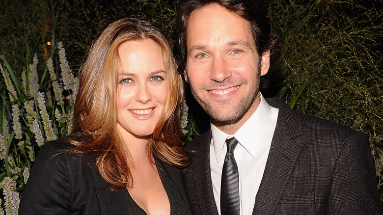 Paul Rudd and Alicia Silverstone at an event 