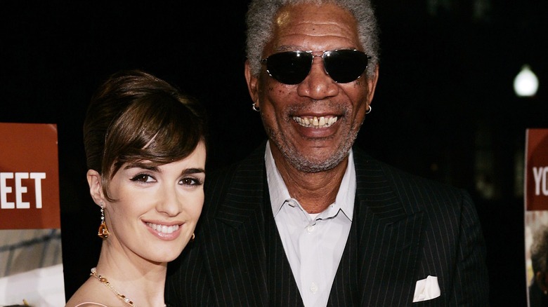 Paz Vega and Morgan Freeman