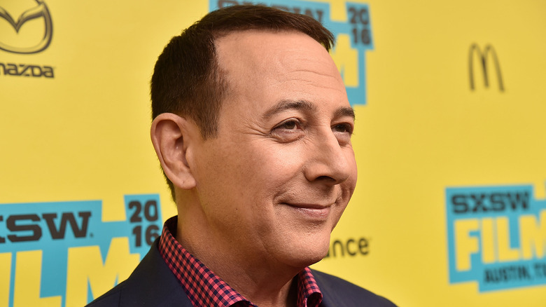 Paul Reubens yellow background