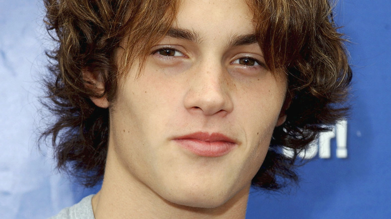 A young Penn Badgley posing