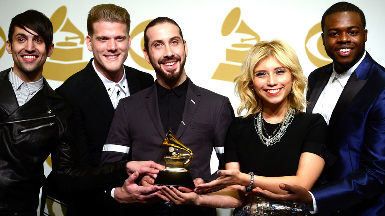 Pentatonix atfter Grammy win