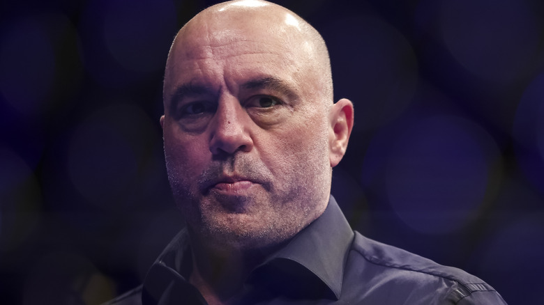 Joe Rogan frowning