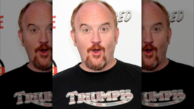 Louis CK looking surprised