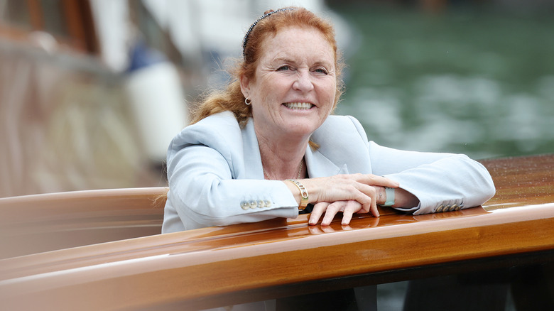 Sarah Ferguson smiling