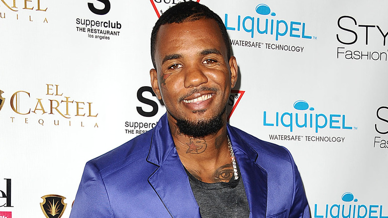 The Game in blue blazer