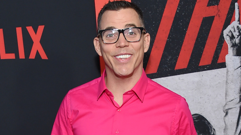 Steve-O smiling with glasses on