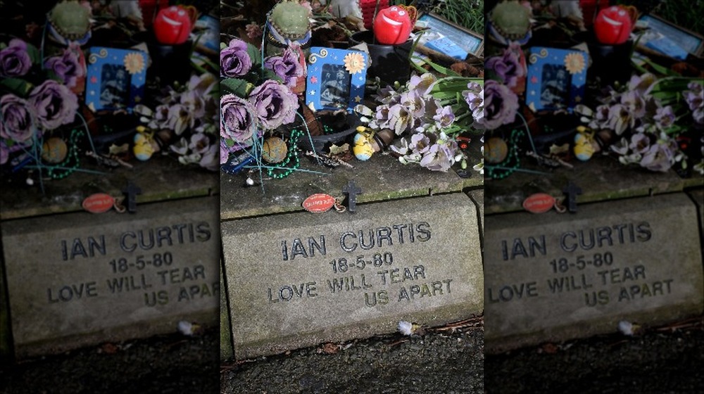 Ian Curtis' grave