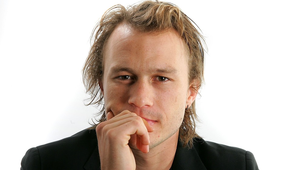 Heath Ledger posing