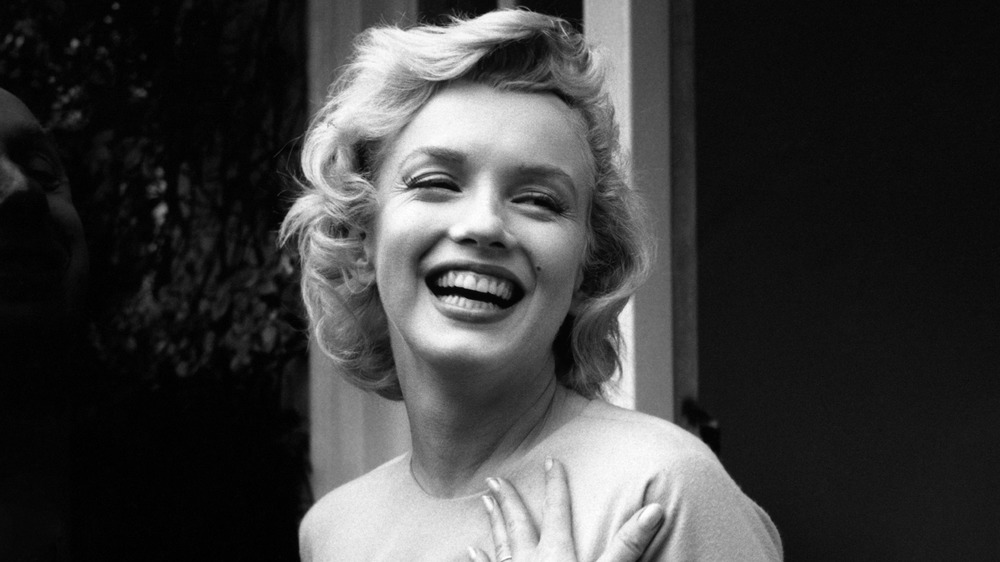 Marilyn Monroe laughing