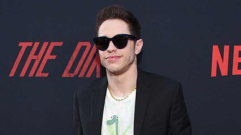 Pete Davidson arriving for the Netflix 'The Dirt' Premiere