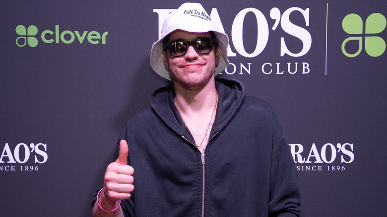 Pete Davidson giving a thumbs up