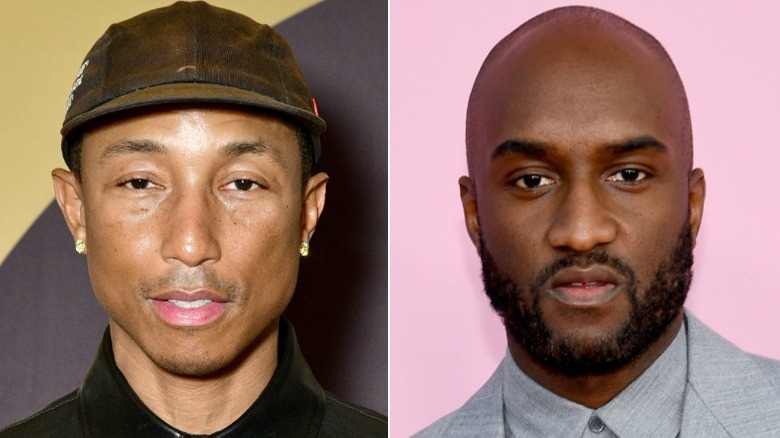 Pharrell Williams and Virgil Abloh side by side