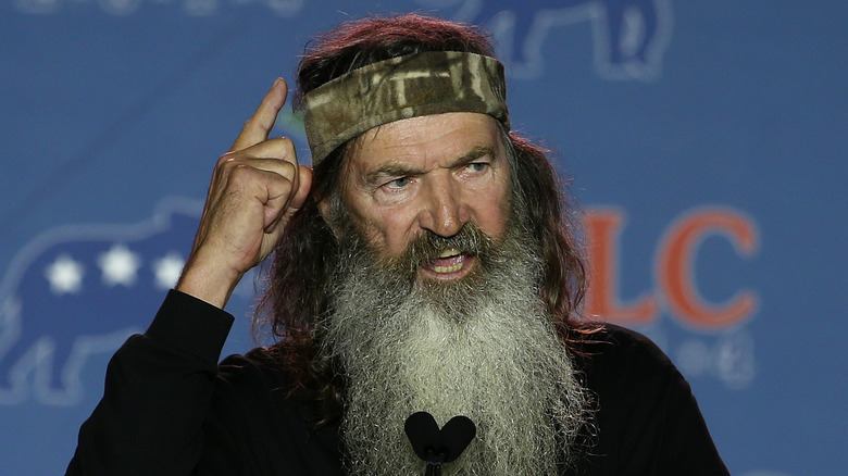 Phil Robertson long beard preaching