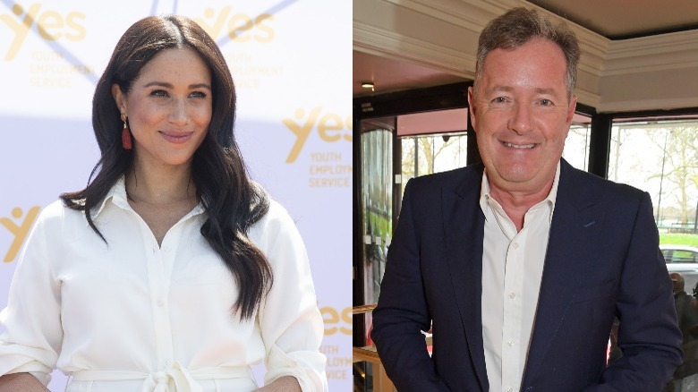 Meghan Markle and Piers Morgan