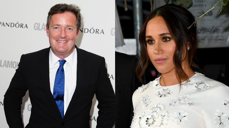 Piers Morgan and Meghan Markle