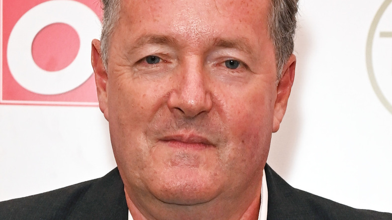 Piers Morgan not smiling