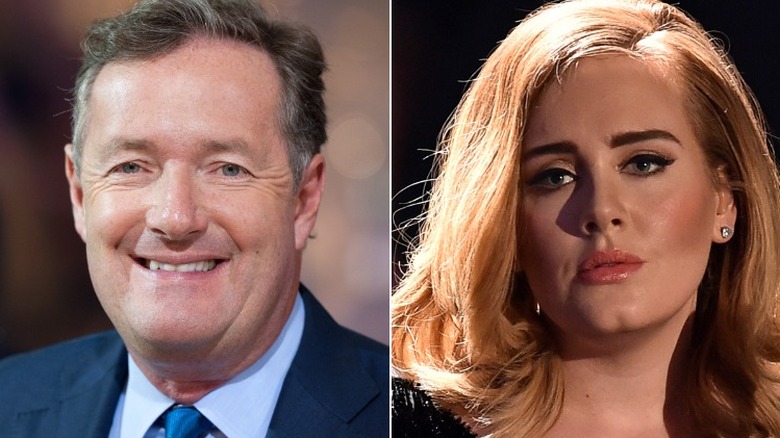 Piers Morgan and Adele