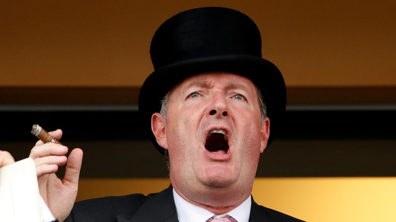 Piers Morgan at the Ascot Racecourse in 2019