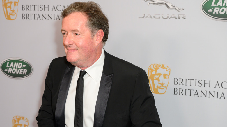 Piers Morgan walks the red carpet at 2019 British Academy Britannia Awards
