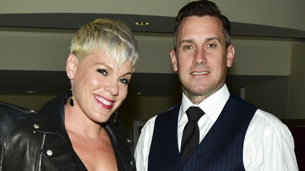 Pink and Carey Hart 