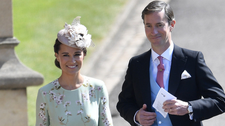 Pippa Middleton and James Mathews in formal wear