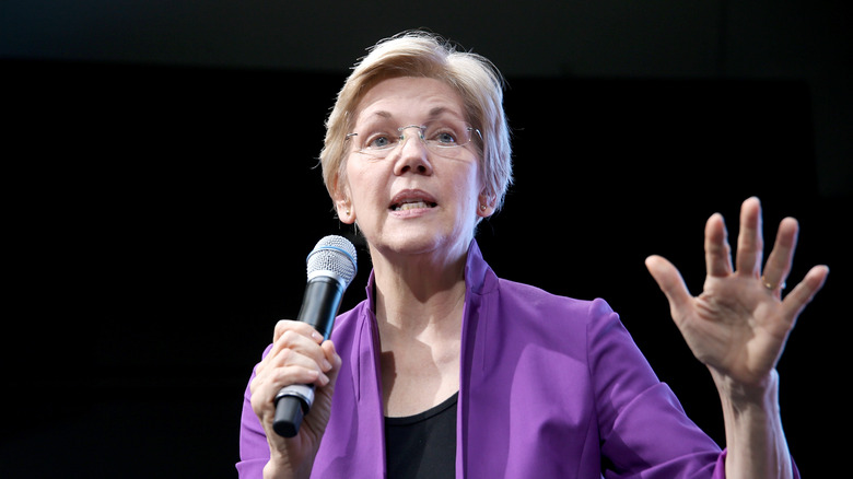 Elizabeth Warren speaking