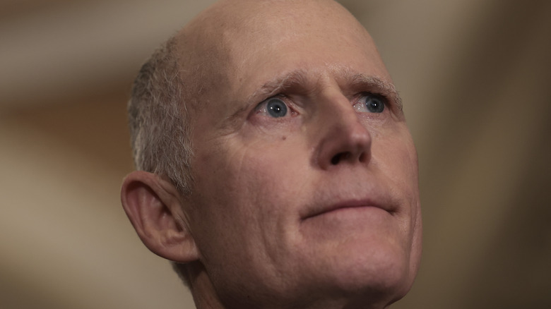 Rick Scott looking off