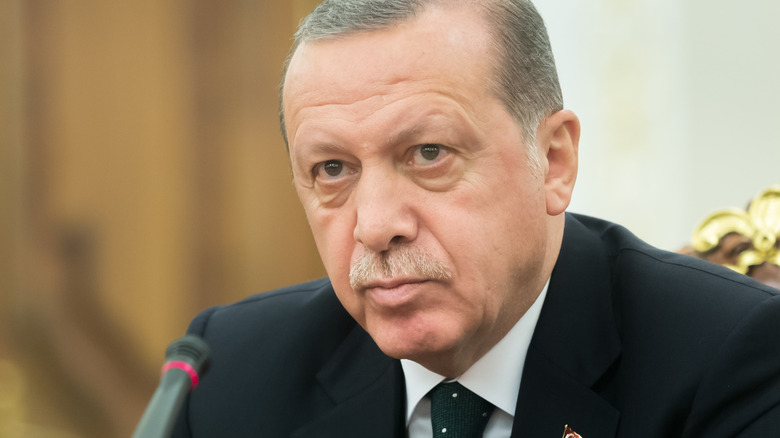 Recep Tayyip Erdogan at an event