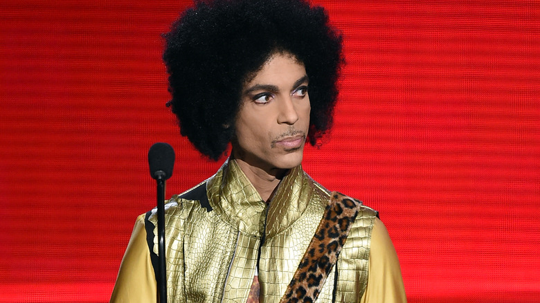 Prince looking to the side