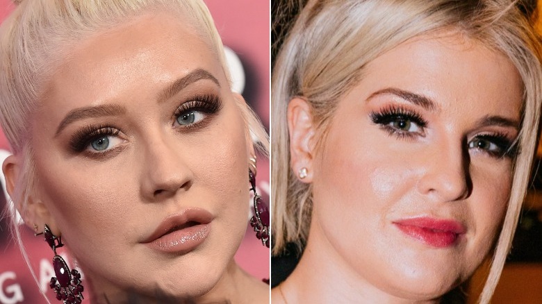 christina aguilera Kelly Osbourne split