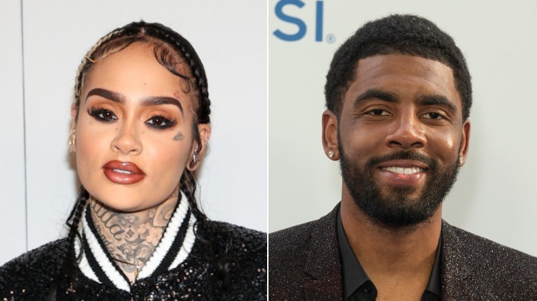 Kehlani and Kyrie Irving smiling