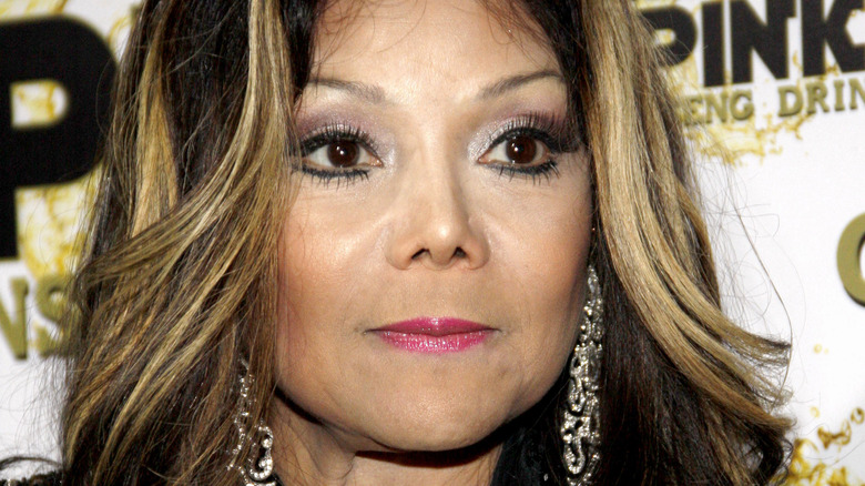 La Toya Jackson on the red carpet