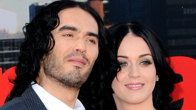 Russell Brand and Katy Perry on the red carpet