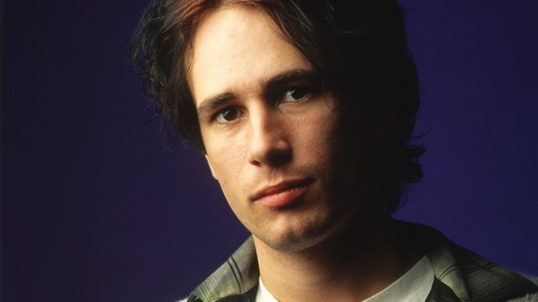 Jeff Buckley looking thoughtful