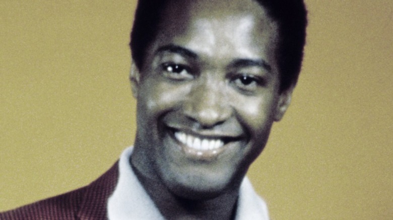 Closeup of smiling Sam Cooke