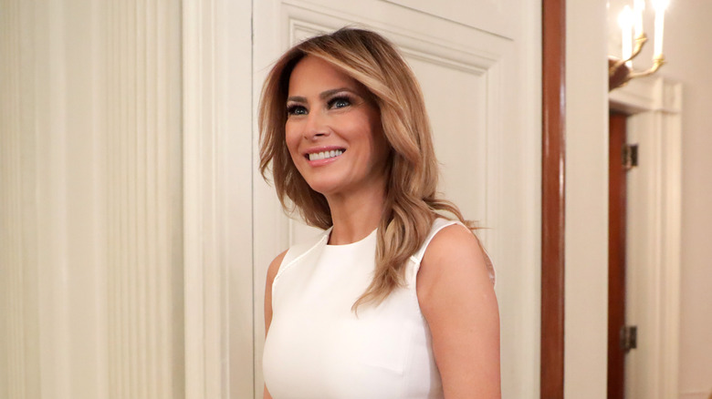 Melania Trump smiling