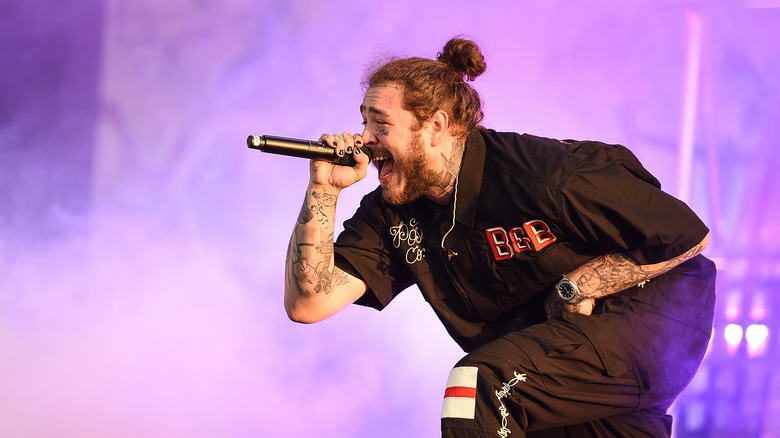 Post Malone performs 