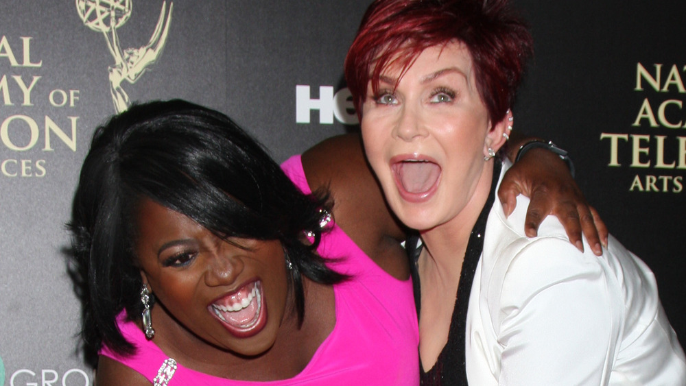 sharon osbourne and sheryl underwood on the red carpet