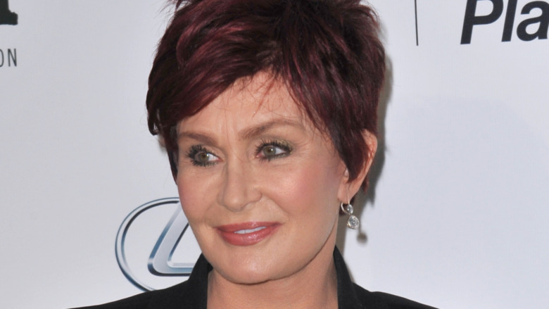 Sharon Osbourne poses at an event