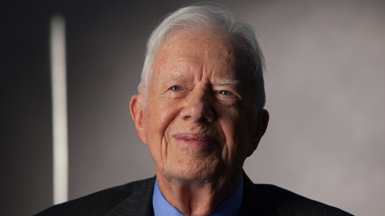 Jimmy Carter smirking smile