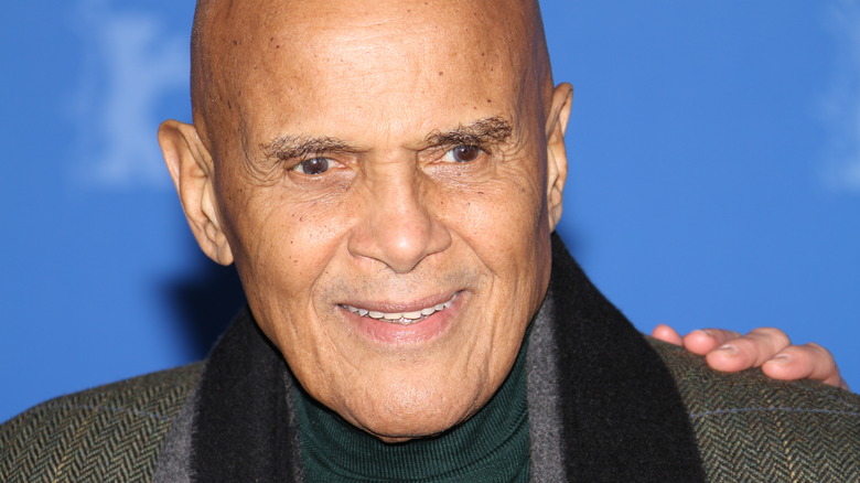 Harry Belafonte smiling