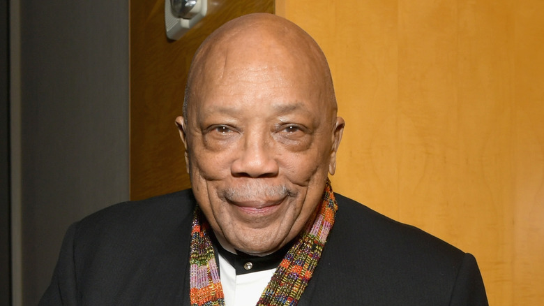 Quincy Jones smiling