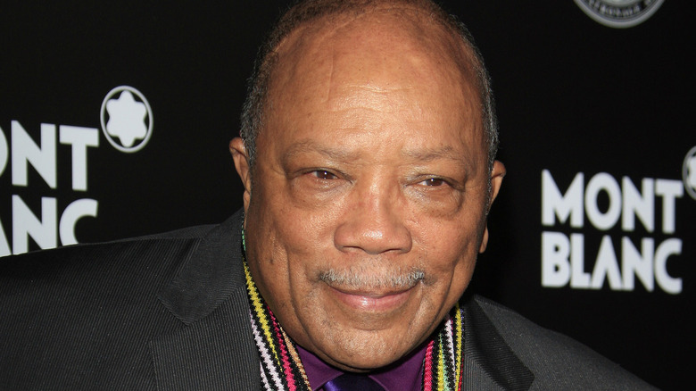 Quincy Jones smiling