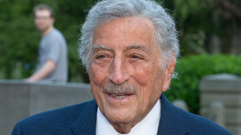 Tony Bennett smiling